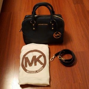 Michael Kors Navy Saffiano Leather Bag